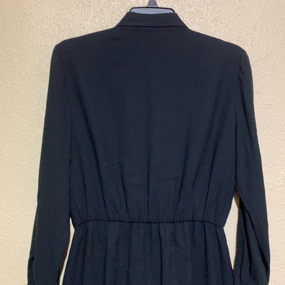 Collection Point of View Black Dress Long Sleeve Size 16 Fully Lined - Picture 13 of 16